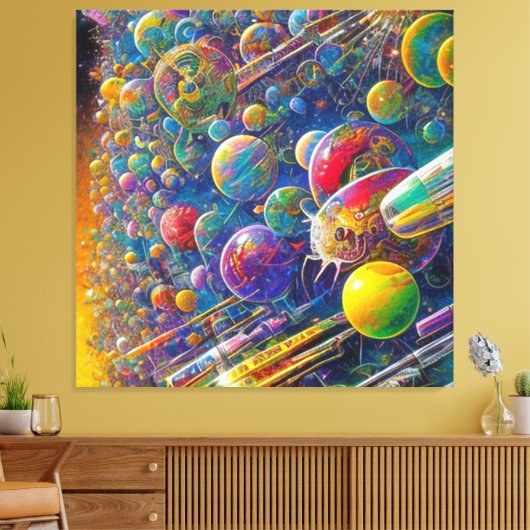 Impression de canevas Space Race (Insitu(Salon))
