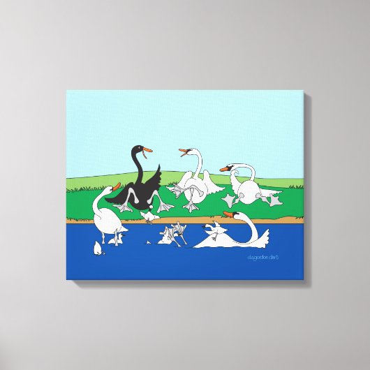 Impression de canevas Swanna Talk 16x20 (Recto)