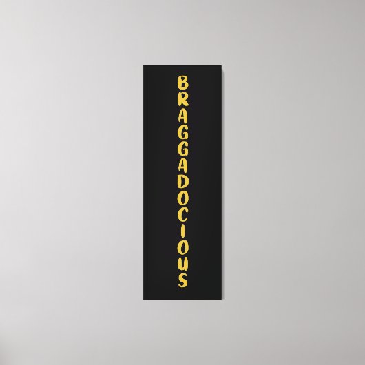 IMPRESSION DE CANVAS BRAGGADOCIEUX (Recto)