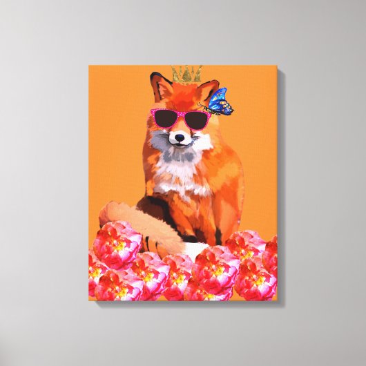 Impression de canvas d'art Fox (Recto)