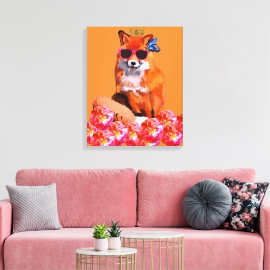 Impression de canvas d'art Fox (Insitu(Salon))