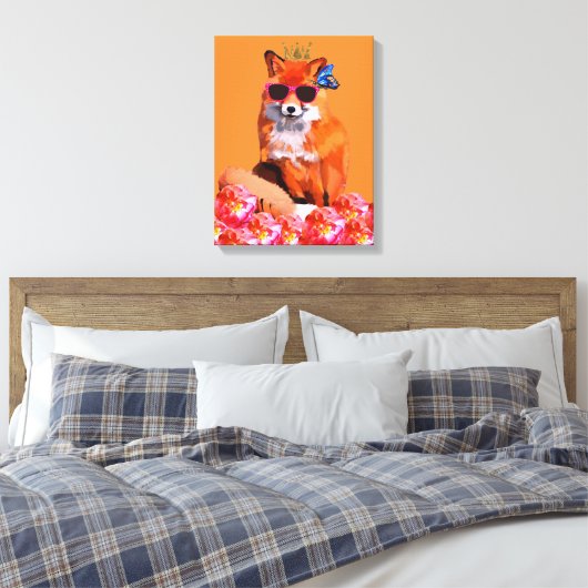 Impression de canvas d'art Fox (Insitu(Chambre))