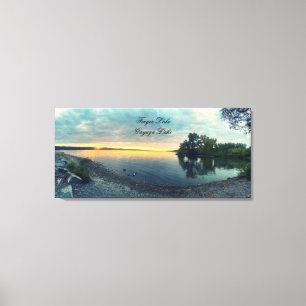 IMPRESSION DE CANVAS DU LAC CAYUGA