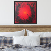 Impression de canvas Red#3 (Insitu(Chambre))
