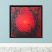 Impression de canvas Red#3 (Insitu (Plancher de Bois))
