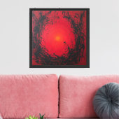 Impression de canvas Red#3 (Insitu(Salon))