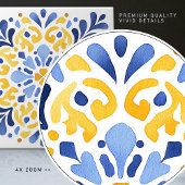Impression de carreau de faïence Azulejo Fleur-de-