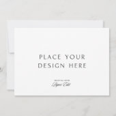 Impression de carte 7 po x 5 po (Dos)