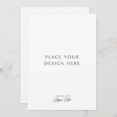 Impression de carte de 5 po x 7 po (Devant / Derrière)