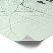 Impression de carte de Portland Oregon Cadeau Post (Coin)