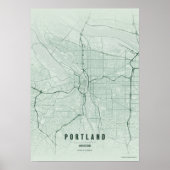 Impression de carte de Portland Oregon Cadeau Post (Devant)