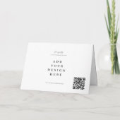 Impression de carte de remerciement pliée 7"x5" (Dos)