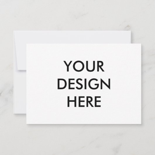 Impression de carte de réponse horizontale personn (Dos)