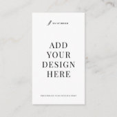 Impression de Carte de visite post-soins 3,5 x 2 p (Dos)