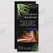 Impression de carte en rack, club de nuit ou thème (Devant / Derrière)