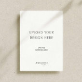 Impression de carte monoface de 5 x 7 pouces