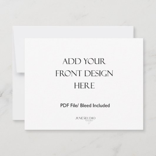 Impression de carte paysagère recto verso de 5,5 x (Devant)