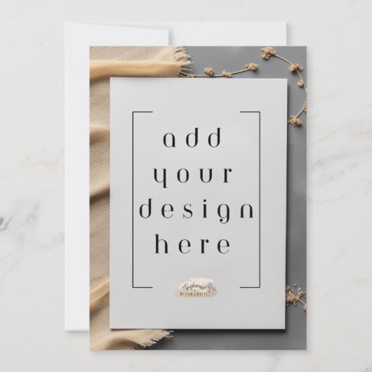 Impression de carte plat de 5 x 7 pouces (Devant)