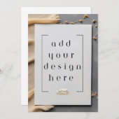 Impression de carte plat de 5 x 7 pouces (Devant / Derrière)