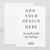 Impression de carte plate 5x7 po (Devant / Derrière)