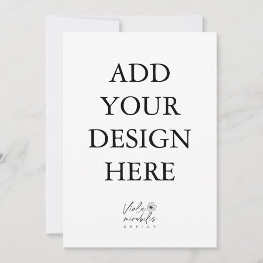 Impression de carte Portrait de 5 po x 7 po (Devant)