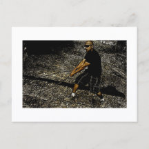 Impression de carte postale de loup accessible