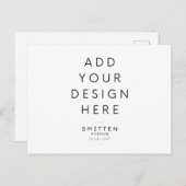 Impression de carte postale d'invitation (Devant / Derrière)