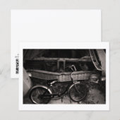 Impression de carte postale en métal rustique par  (Devant / Derrière)