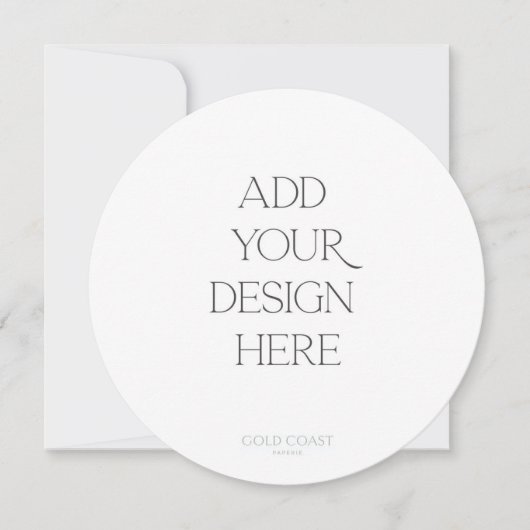 Impression de carte ronde ou Carré (Devant)