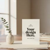 Impression de carte simple face 127x178 mm avec fo