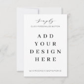 Impression de cartes 3,5 po x 5 po (Devant)