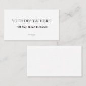 Impression de cartes 3,5 x 2 po (Devant / Derrière)