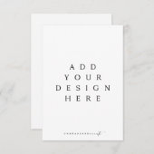 Impression de cartes 3,5 x 5 po (Devant / Derrière)