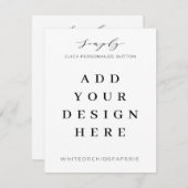 Impression de cartes 4,25 x 5,5 pouces (Devant / Derrière)