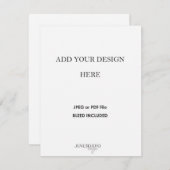 Impression de cartes 4,25 x 5,5 pouces (Devant / Derrière)