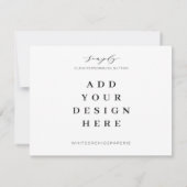 Impression de cartes 5,5"x4,25" (Dos)