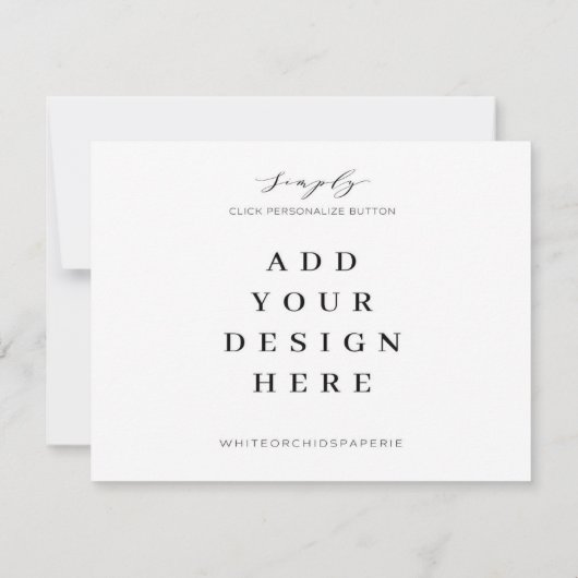 Impression de cartes 5,5"x4,25" (Dos)