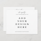 Impression de cartes 5,5"x4,25" (Devant / Derrière)