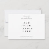 Impression de cartes 5 po x 3,5 po (Dos)