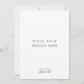 Impression de cartes 5 po x 7 po (Dos)