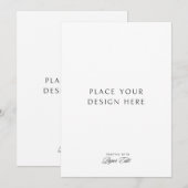 Impression de cartes 5 po x 7 po (Devant / Derrière)