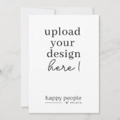 Impression de cartes 5 pouces x 7 pouces | Portrai (Dos)