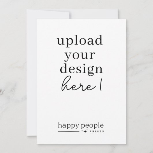 Impression de cartes 5 pouces x 7 pouces | Portrai (Dos)