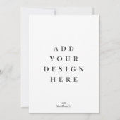 Impression de cartes 5x7 (Dos)