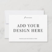 Impression de cartes de réponse à un événement 3,5 (Devant)