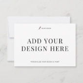 Impression de cartes de réponse à un événement 3,5 (Dos)