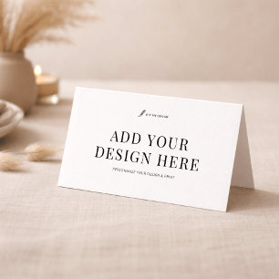 Impression de Cartes de Table Œuvres d'Art Personn