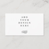Impression de cartes plates 3,5x2" ou de cartes d' (Devant)