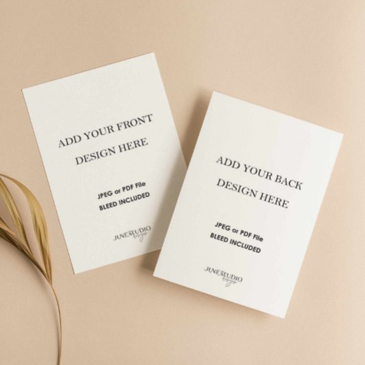 Impression de cartes recto-verso 10,8 x 14 cm