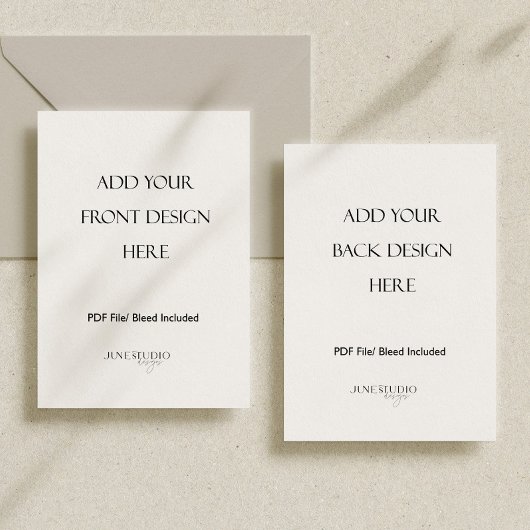 Impression de cartes recto-verso 5x7"